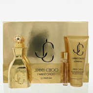Jimmy Choo I Want Choo Le Parfum By Jimmy Choo 3 Piece Gift Set - 3.3 Oz Parfum Spray, 0.25 Oz Parfum Spray, 3.3 Oz Perfumed Body Lotion For Women - Gift Set (3386460156042)