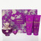 Versace Dylan Purple By Versace 4 Piece Gift Set - 3.4 Oz Eau De Parfum Spray, 0.17 Oz Eau De Parfum Spray, 3.4 Oz Bath And Shower Gel, 3.4 Oz Body Lotion For Women - Gift Set (8011003893416)