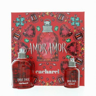 Amor Amor By Cacharel 2 Piece Gift Set - 3.4 Oz Eau De Toilette Spray, 1.0 Oz Eau De Toilette Spray For Women - Gift Set (3614274306552)