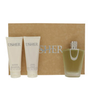 Usher By Usher 3 Piece Gift Set - 3.4 Oz Eau De Parfum Spray, 3.4 Oz Shower Gel, 3.4 Oz Body Lotion For Women - Gift Set (855560005848)