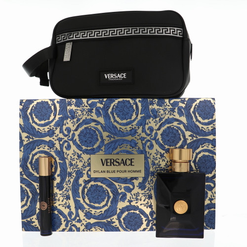 Dylan Blue By Versace 3.4 Oz Eau De Toilette Spray For Men - Gift Set (8011003893539)