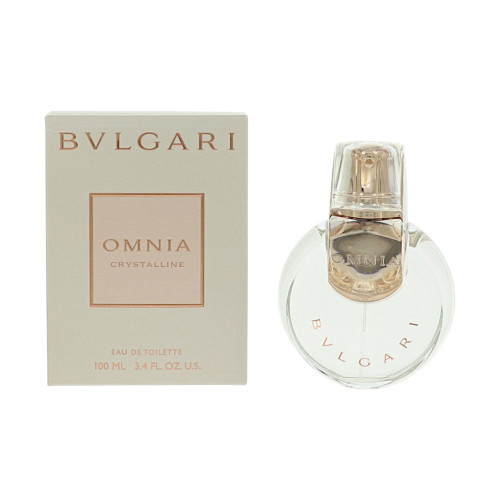 Omnia Crystalline By Bvlgari 3.4 Oz Eau De Toilette Spray For Women - Box (783320420566)