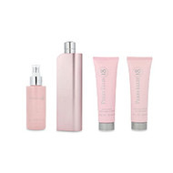 Perry Ellis Aqua By Perry Ellis 4 Piece Gift Set - 3.4 Oz Eau De Parfum Spray, 4.0 Oz Body Mist Spray, 3.0 Oz Bath & Shower Gel, 3.0 Oz Body Lotion For Women - Gift Set (844061014428)