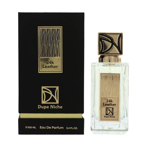 24K Leather By Dupe Niche 3.4 Oz Eau De Parfum Spray For Unisex - Box (850039142871)