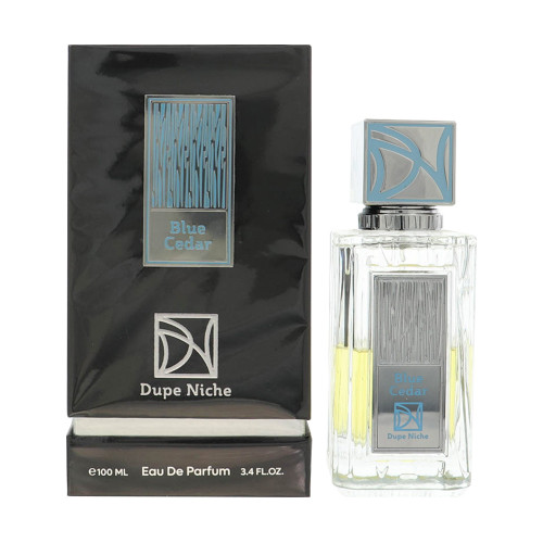 Blue Cedar By Dupe Niche 3.4 Oz Eau De Parfum Spray For Unisex - Box (850039142888)