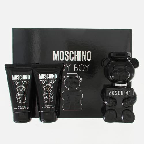 Moschino Toy Boy By Moschino 3 Piece Gift Set - 1.7 Oz Eau De Parfum Spray For Men - Gift Set (8011003871940)