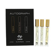 Autograph Discovery Set By Luniche 3 Piece Set For Unisex: 0.3 Oz Black Eau De Parfum Spray, 0.3 Oz Rose Gold Eau De Parfum Spray, 0.3 Oz Silver Eau De Parfum Spray For Unisex - Gift Set (850068869213)