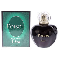 Poison By Christian Dior 1.7 Oz Eau De Toilette Spray For Women - Box (3348900011632)