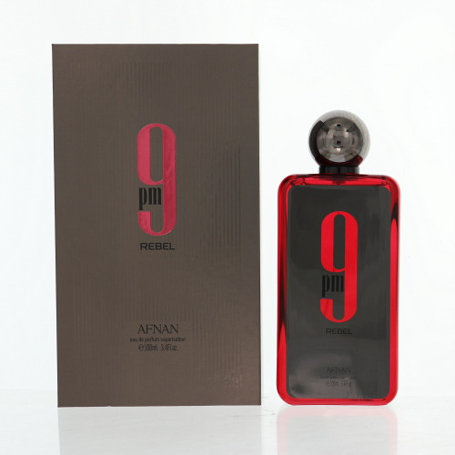9 Pm Rebel By Afnan 3.4 Oz Eau De Parfum Spray For Men - Box (6290171075288)