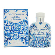 D & G Light Blue Summer Vibes By Dolce & Gabbana 4.2 Oz Eau De Toilette Spray For Men - Box (8057971183579)