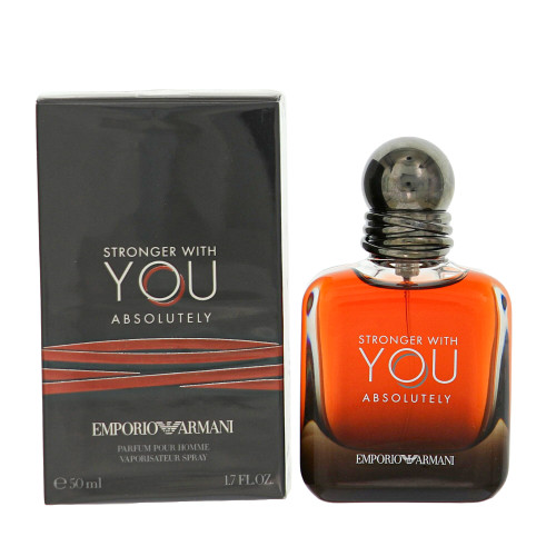 Emporio Armani Stronger With You Absolutely By Emporio Armani 1.7 Oz Eau De Parfum Spray For Men - Box (3614273335812)