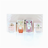 Coach New York By Coach 4 Piece Gift Set - 0.15 Oz Coach Eau De Parfum Splash For Women - Gift Set (3386460152990)
