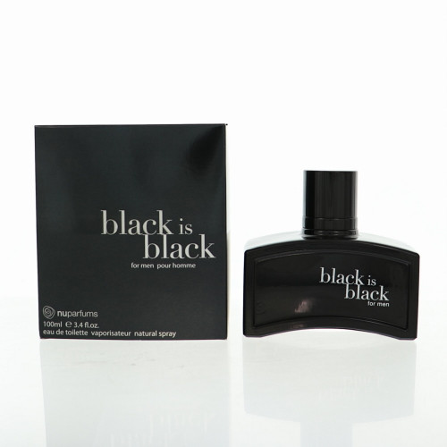 Black Is Black By Nuparfums 3.4 Oz Eau De Toilette Spray For Men - Box (875990000756)