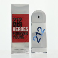 212 Heroes Forever Young By Carolina Herrera 3.0 Oz Eau De Toilette Spray For Men - Box (8411061972656)