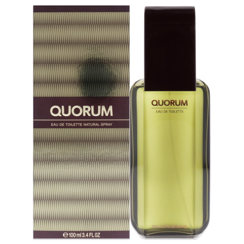 Quorum By Antonio Puig 3.4 Oz Eau De Toilette Spray For Men - Box (8411061923221)