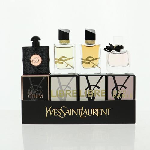 Y Yves Saint Laurent By Yves Saint Laurent 0.25 Oz Black Opium Eau De Parfum Spray For Women - Gift Set (3660732667116)