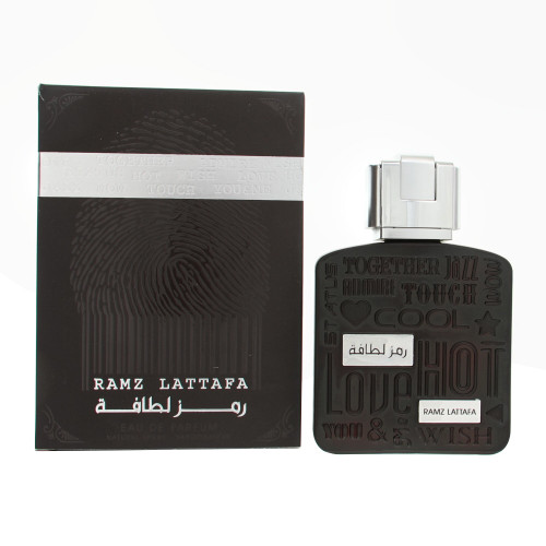 Ramz Silver By Lattafa 3.4 Oz Eau De Parfum Spray For Men - Box (6291106066722)