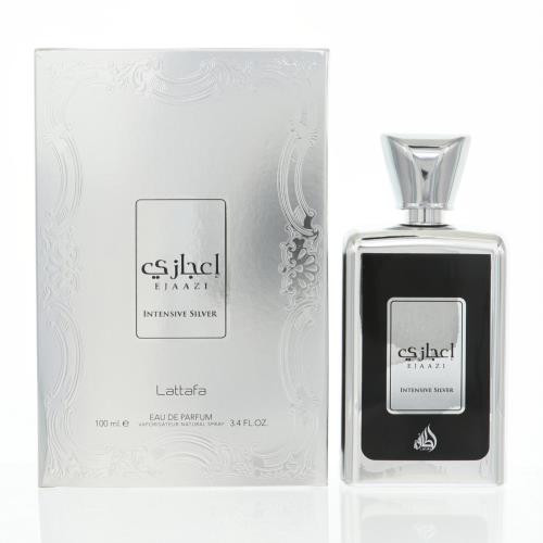 Ejaazi Intensive Silver By Lattafa 3.4 Oz Eau De Parfum Spray For Men - Box (6291108734032)