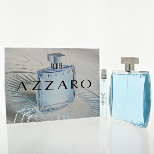Chrome By Azzaro 6.76 Oz Eau De Toilette Spray For Men - Gift Set (3614274411133) Chrome By Azzaro 6.76 Oz Eau De Toilette Spray For Men - Gift Set (3614274411133)