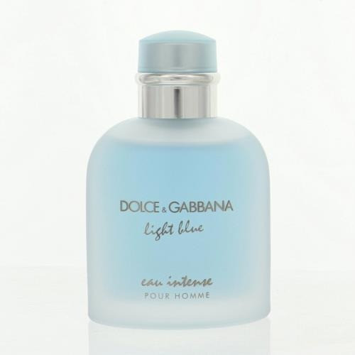 D & G Light Blue Eau Intense By Dolce & Gabbana 3.3 Oz Eau De Parfum Spray For Men - Tester (3423473032892)
