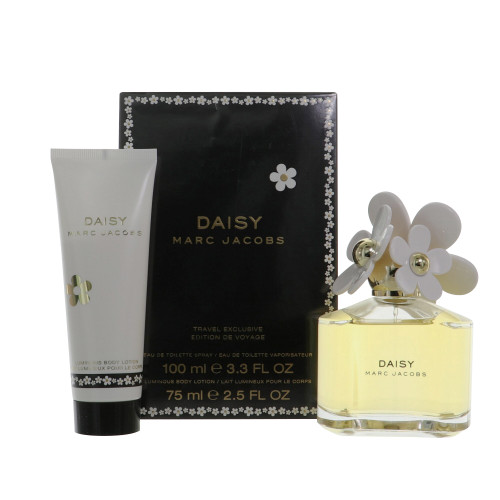 Marc Jacobs Daisy By Marc Jacobs 2 Piece Gift Set - 3.3 Oz Eau De Toilette Spray, 2.5 Oz Luminous Body Lotion For Women - Gift Set (3616305181381)