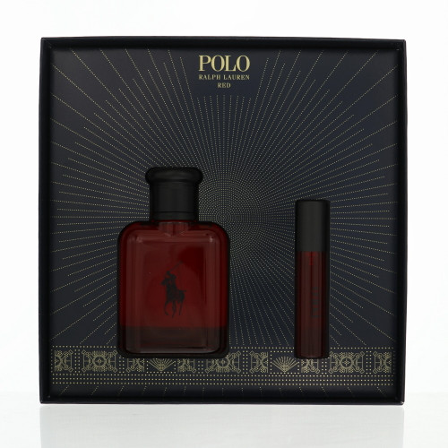 Polo Red By Ralph Lauren 2 Piece Gift Set - 2.5 Oz Eau De Toilette Spray, 0.34 Oz Eau De Toilette Spray For Men - Gift Set (3605972968623)