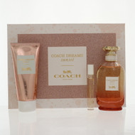 Coach Dreams Sunset By Coach 3 Piece Gift Set - 3.0 Oz Eau De Parfum Spray, 0.25 Oz Eau De Parfum Spray, 3.0 Oz Body Lotion For Women - Gift Set (3386460147293)