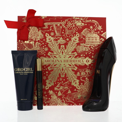 Good Girl By Carolina Herrera 3 Piece Gift Set - 2.7 Oz Eau De Parfum Spray, 0.34 Oz Eau De Parfum Spray, 3.4 Oz Body Lotion For Women - Gift Set (8411061110256) Good Girl By Carolina Herrera 3 Piece Gift Set - 2.7 Oz Eau De Parfum Spray, 0.34 Oz Eau De Parfum Spray, 3.4 Oz Body Lotion For Women - Gift Set (8411061110256)