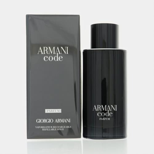 Armani Code By Giorgio Armani 4.2 Oz Eau De Parfum Refillable Spray For Men - Box (3614273636384)