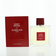 Habit Rouge By Guerlain 3.3 Oz Eau De Toilette Spray For Men - Box (3346470304826)