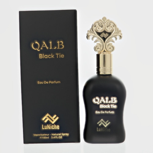 Qalb Black Tie By Luniche 3.4 Oz Eau De Parfum Spray For Unisex - Box (850068869305)