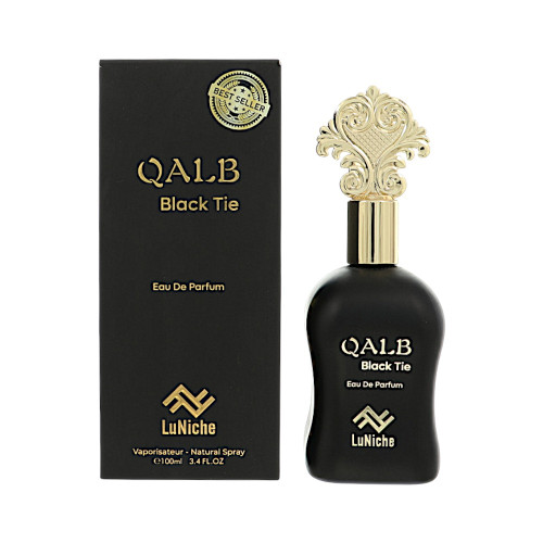 Qalb Black Tie By Luniche 3.4 Oz Eau De Parfum Spray For Unisex - Box (850068869305)
