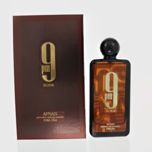 9Pm Elixir By Afnan 3.4 Oz Eau De Parfum Spray For Men - Box (6290171075738)