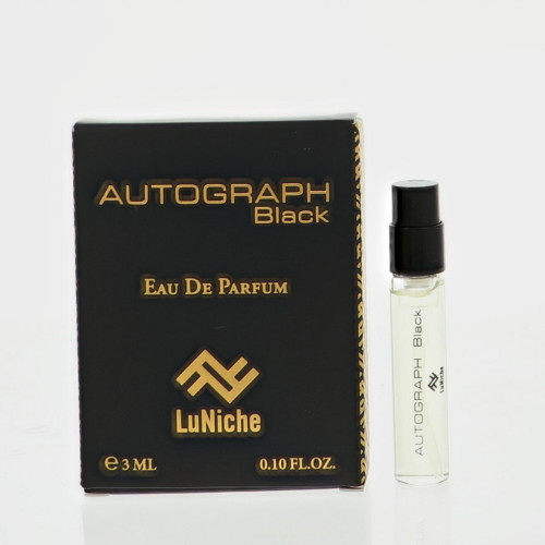 Autograph Black By Luniche 0.1 Oz Eau De Parfum Spray For Men - Vial ()