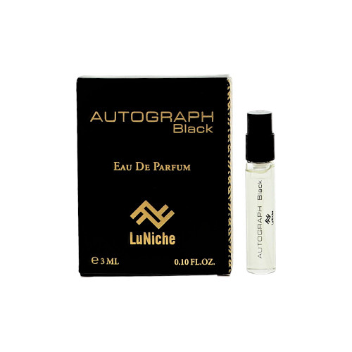 Autograph Black By Luniche 0.1 Oz Eau De Parfum Spray For Men - Vial ()