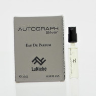 Autograph Silver By Luniche 0.1 Oz Eau De Parfum Spray For Men - Vial ()