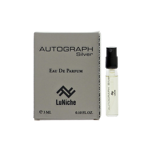Autograph Silver By Luniche 0.1 Oz Eau De Parfum Spray For Men - Vial ()