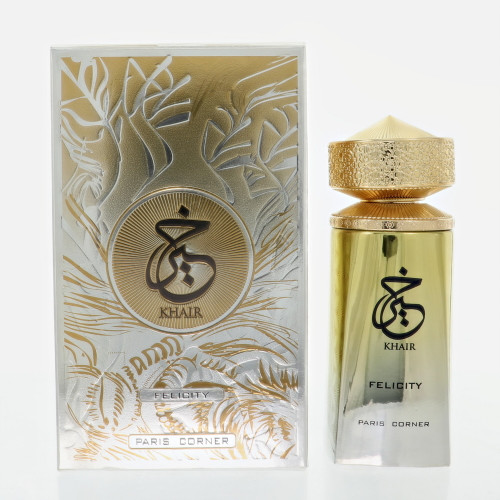 Khair Felicity By Paris Corner 3.4 Oz Eau De Parfum Spray For Women - Box (6294879841183)
