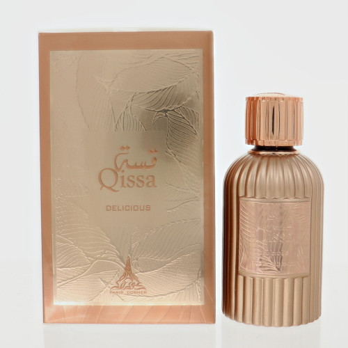 Qissa Delicious By Paris Corner 3.4 Oz Eau De Parfum Spray For Women - Box (6298463856423)