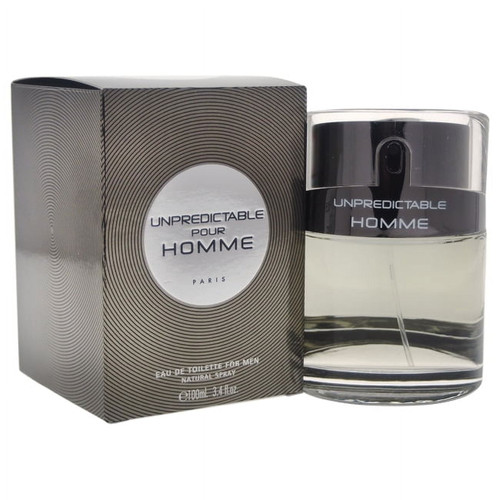 Unpredictable Pour Homme By Glenn Perri 3.4 Oz Eau De Toilette Spray For Men - Box (3700134405791)