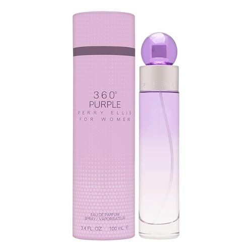 Perry Ellis 360 Purple By Perry Ellis 3.4 Oz Eau De Parfum Spray For Women - Box (844061007963)