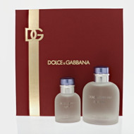 D & G Light Blue By Dolce & Gabbana 4.2 Oz Eau De Toilette Spray For Men - Gift Set (8054754400700)