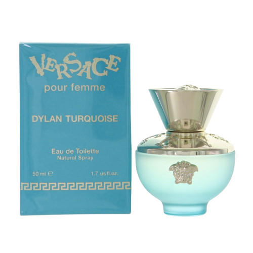 Dylan Turquoise By Versace 1.7 Oz Eau De Toilette Spray For Women - Box (8011003858545)