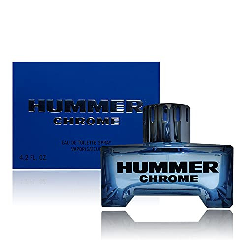 Hummer Chrome By Hummer 4.2 Oz Eau De Toilette Spray For Men - Box (856515004213)