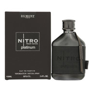 Nitro Platinum By Dumont 3.4 Oz Eau De Parfum Spray For Men - Box (3760060762870)