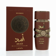 Asad Bourbon By Lattafa 3.4 Oz Eau De Parfum Spray For Men - Box (6290362340362)