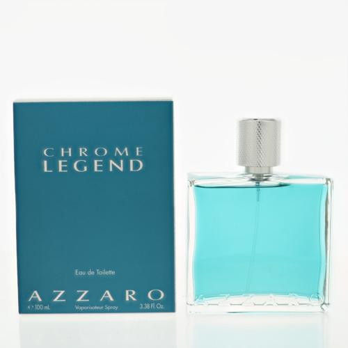 Chrome Legend By Azzaro 3.38 Oz Eau De Toilette Spray For Men - Box (3614273962391)
