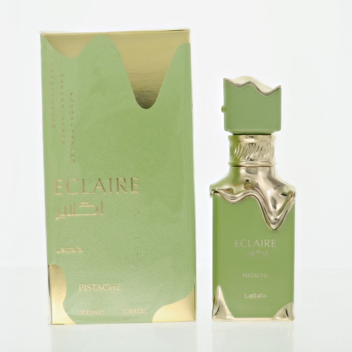 Eclaire Pistache By Lattafa 3.4 Oz Eau De Parfum Spray For Women - Box (6290362349129)