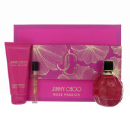 Jimmy Choo Rose Passion By Jimmy Choo 3.3 Oz Eau De Parfum Spray For Women - Gift Set (3386460149747)