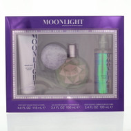 Moon Light By Ariana Grande 3 Piece Set For Women: 3.4 Oz Eau De Parfum Spray, 4 Oz Body Mist, 3.4 Oz Body Souffle For Women - Gift Set (810101504655)
